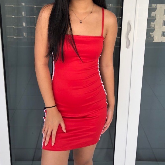 H\u0026M | Dresses | Hm Divided Red Bodycon 